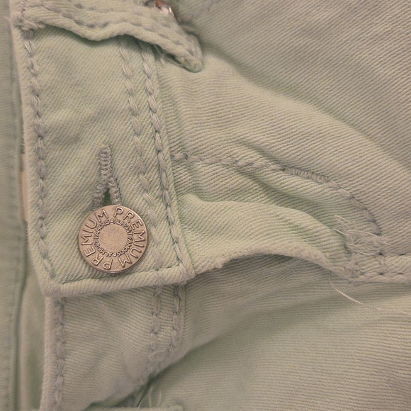 Almost Famous Mint Green Jeans - Picture 5 of 16